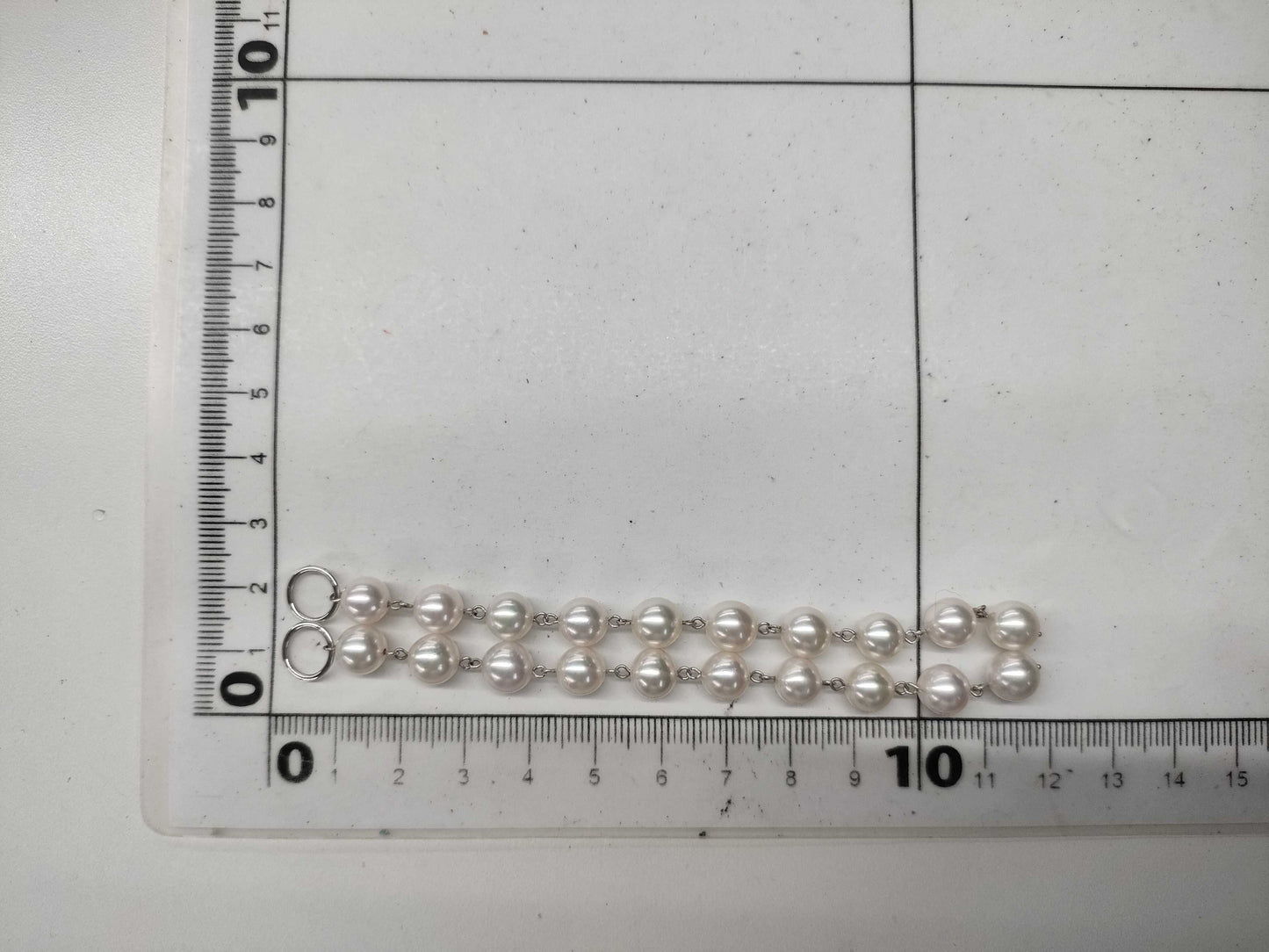Pearl diameter: Approx. 7.0-7.5mm, Metal, 12.5g, Charm