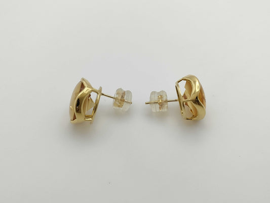 Tom Munsteiner 10.52ct 18K Gold 5.5g Earrings