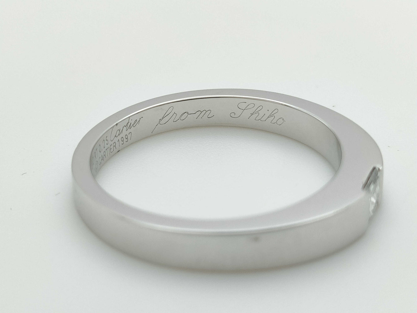 Cartier Tank #59 1PD WG 750 6.5g Ring