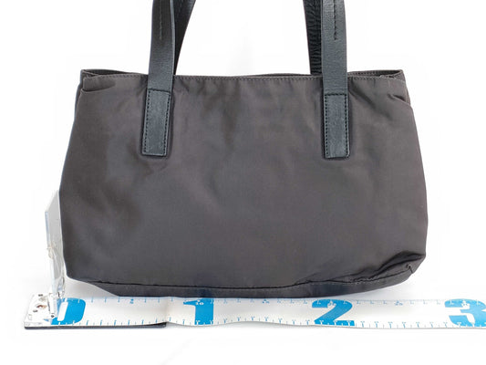 PRADA Nylon Handbag, Black, W25cm