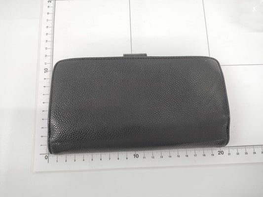 CHANEL Caviar Leather Bi-fold Long Wallet 16987799 Wallet