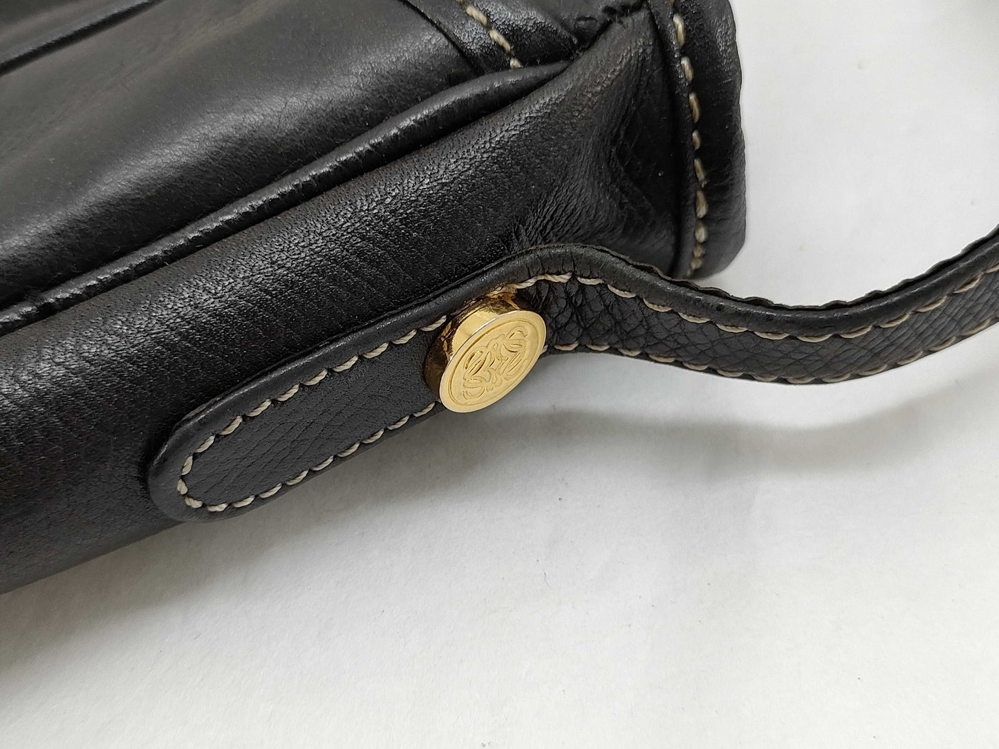 LOEWE Anagram Shoulder Bag Black Shoulder Bag