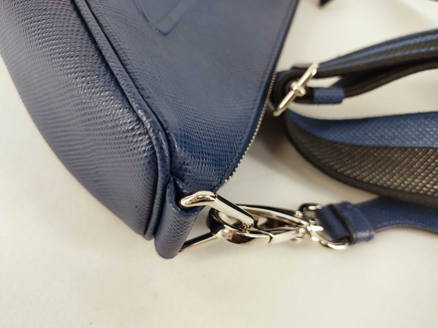 PRADA Triangle Leather Shoulder Bag