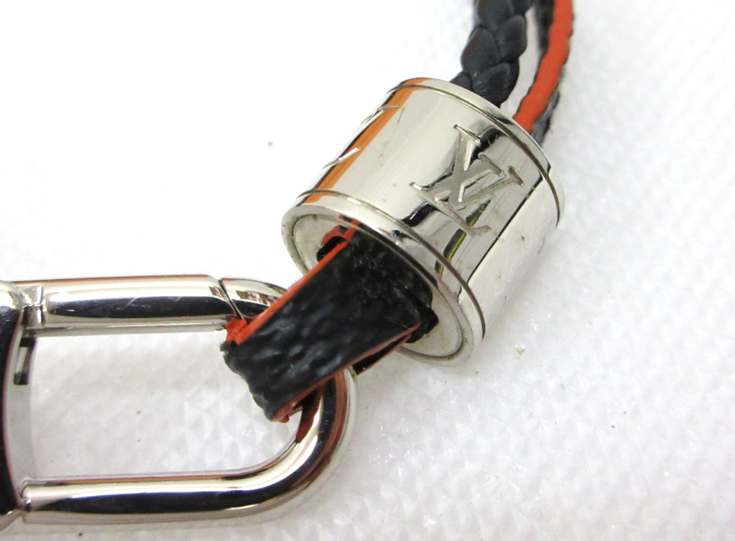 LOUIS VUITTON Damier Graphite Bracelet LV Treble M6423E Bracelet Bangle BC0159