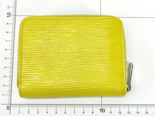 LOUIS VUITTON Epi Zippy Coin Purse in Yellow