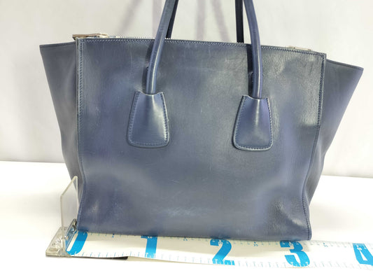 PRADA Prada Handbag Navy x Blue Tote Bag