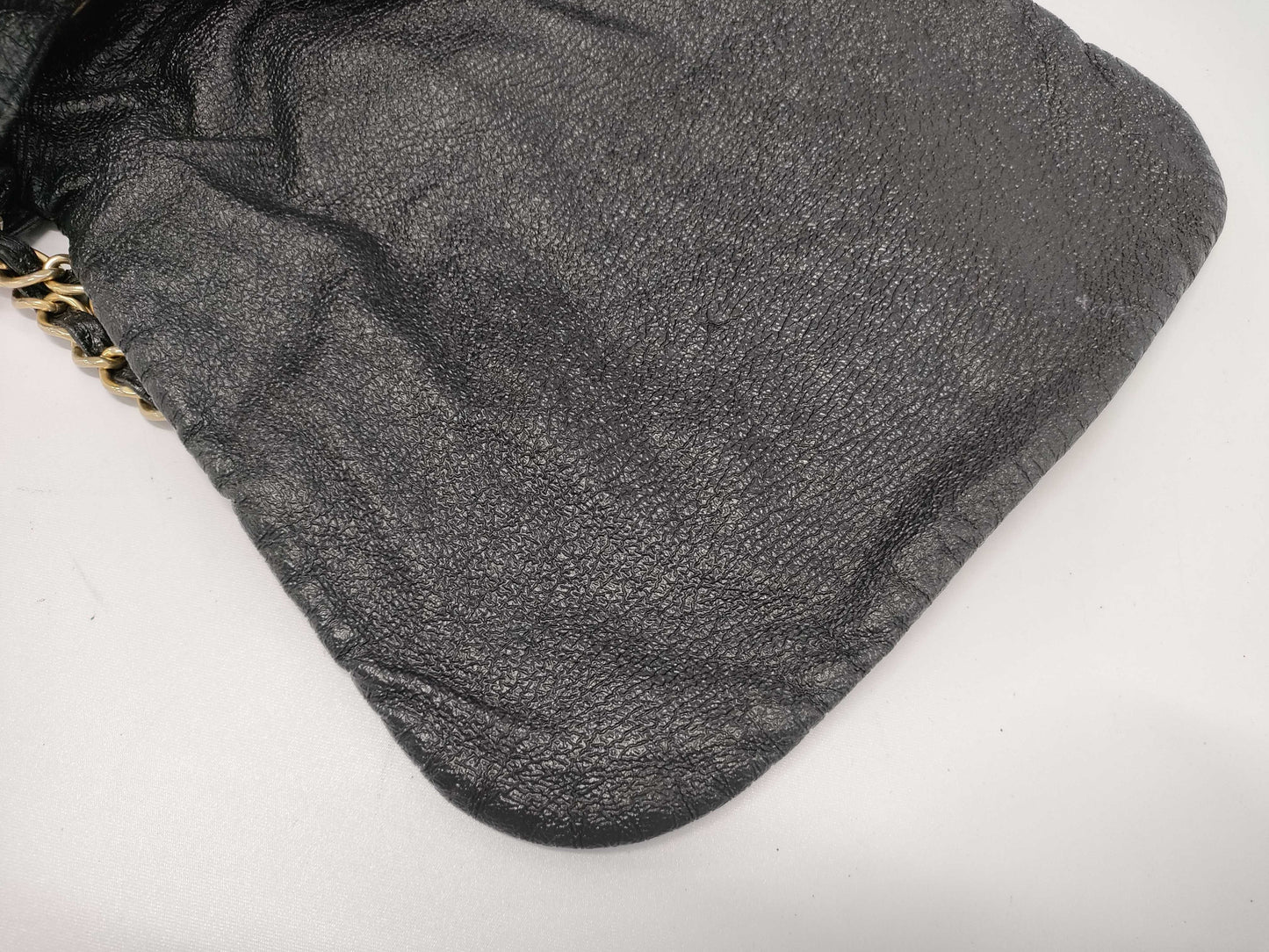 CHANEL Deca Coco Chain Shoulder Bag Leather Shoulder Bag