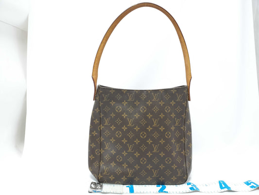 LOUIS VUITTON Monogram M51145 Looping GM Handbag