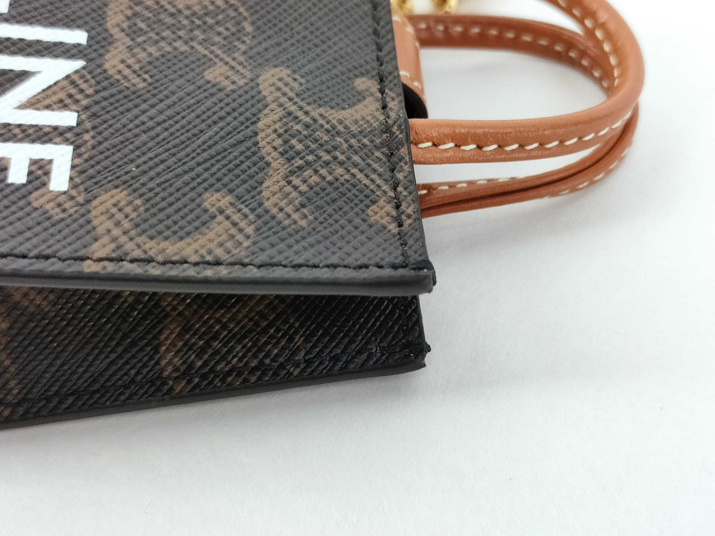 CELINE Vertical Mini Bag Charm Key Case/Key Holder