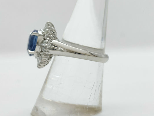 S3.39ct D0.43ct PT900 7.8g Ring