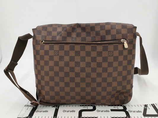 LOUIS VUITTON Louis Vuitton Damier Ebene Flap Crossbody Bag Shoulder Bag