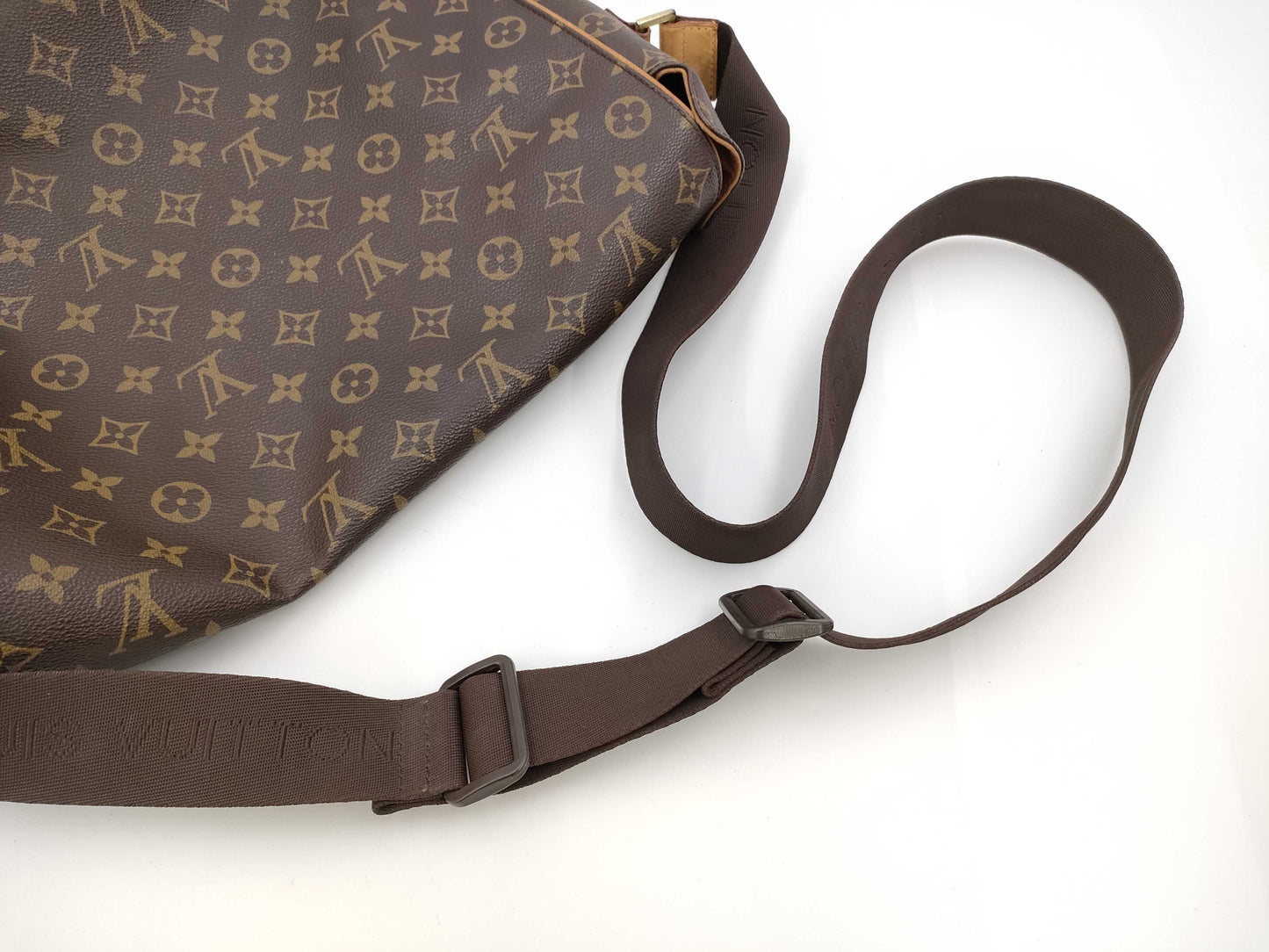 LOUIS VUITTON Louis Vuitton Monogram Large Men's Flap Crossbody Bag Shoulder Bag