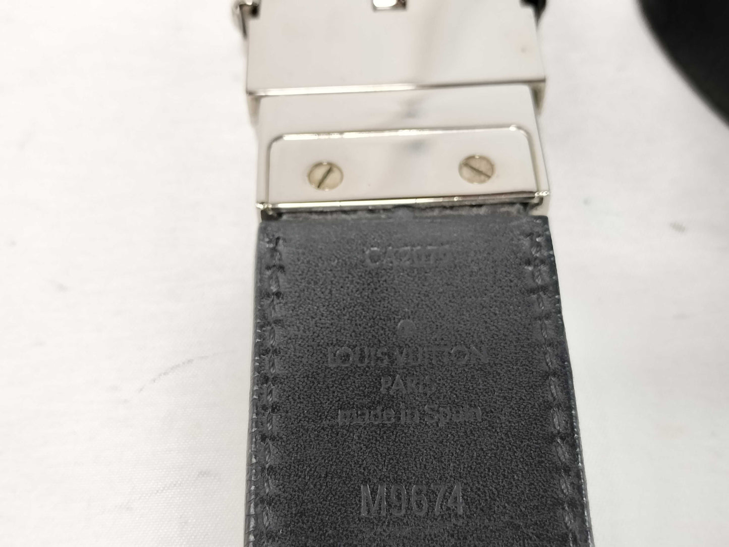 LOUIS VUITTON Damier Infini Louis Vuitton Damier Infini Santur Belt M9674 Belt