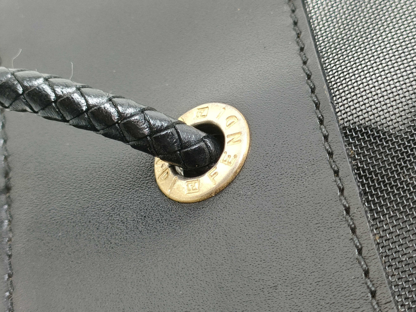 FENDI FF logo tote bag black tote bag