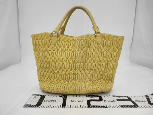 Miu Miu 2-way shoulder bag with nappa crystal and leather handbag