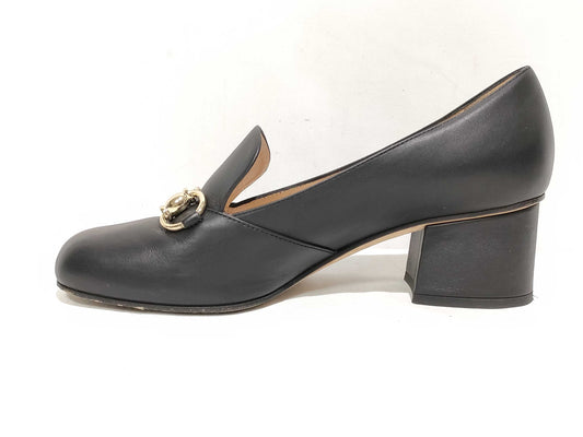 GUCCI Horsebit Leather Pumps