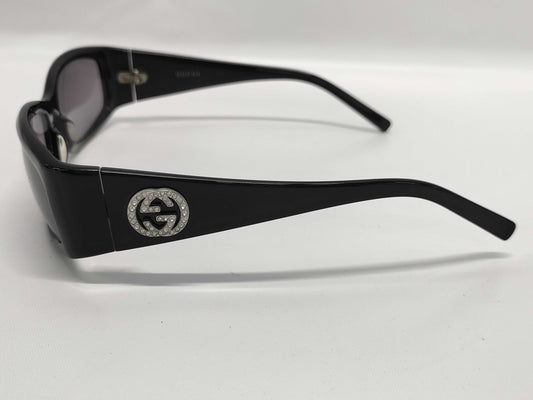 GUCCI Rhinestone Interlocking G Sunglasses