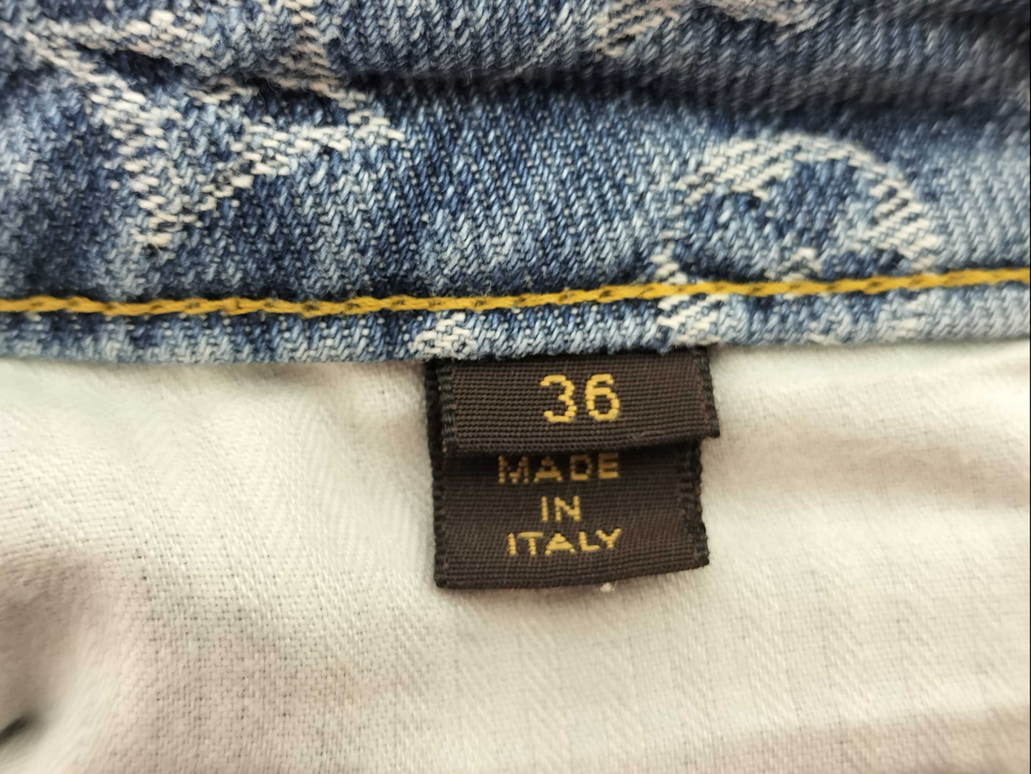 LOUIS VUITTON Monogram Denim Shorts