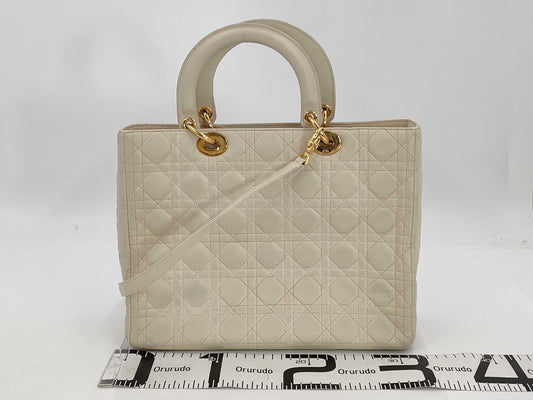 Dior Lady Dior 2-way lambskin handbag