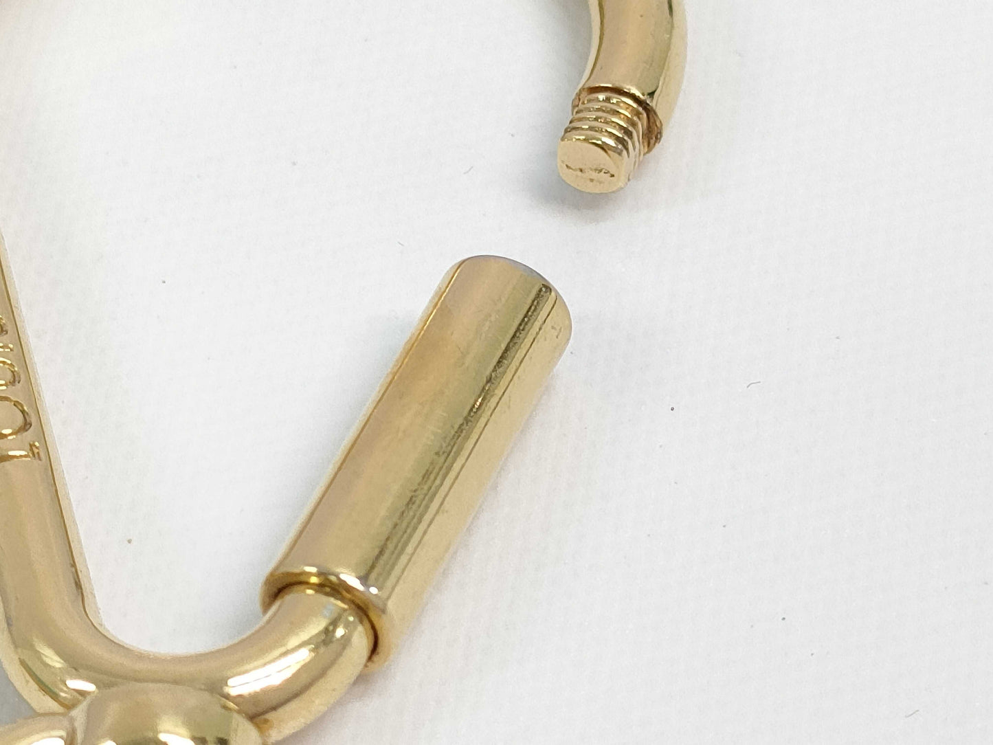 LOUIS VUITTON Porte-Clés Puzzle Bag Charm Gold M65218 CX0151 Other Accessories