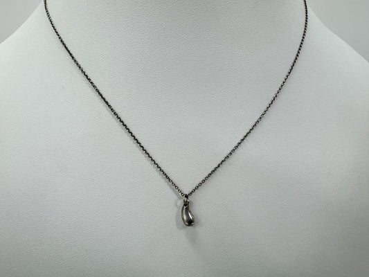 Tiffany & Co. 925 Teardrop Necklace, Chain: Approx. 42cm, Weight: 2.0g