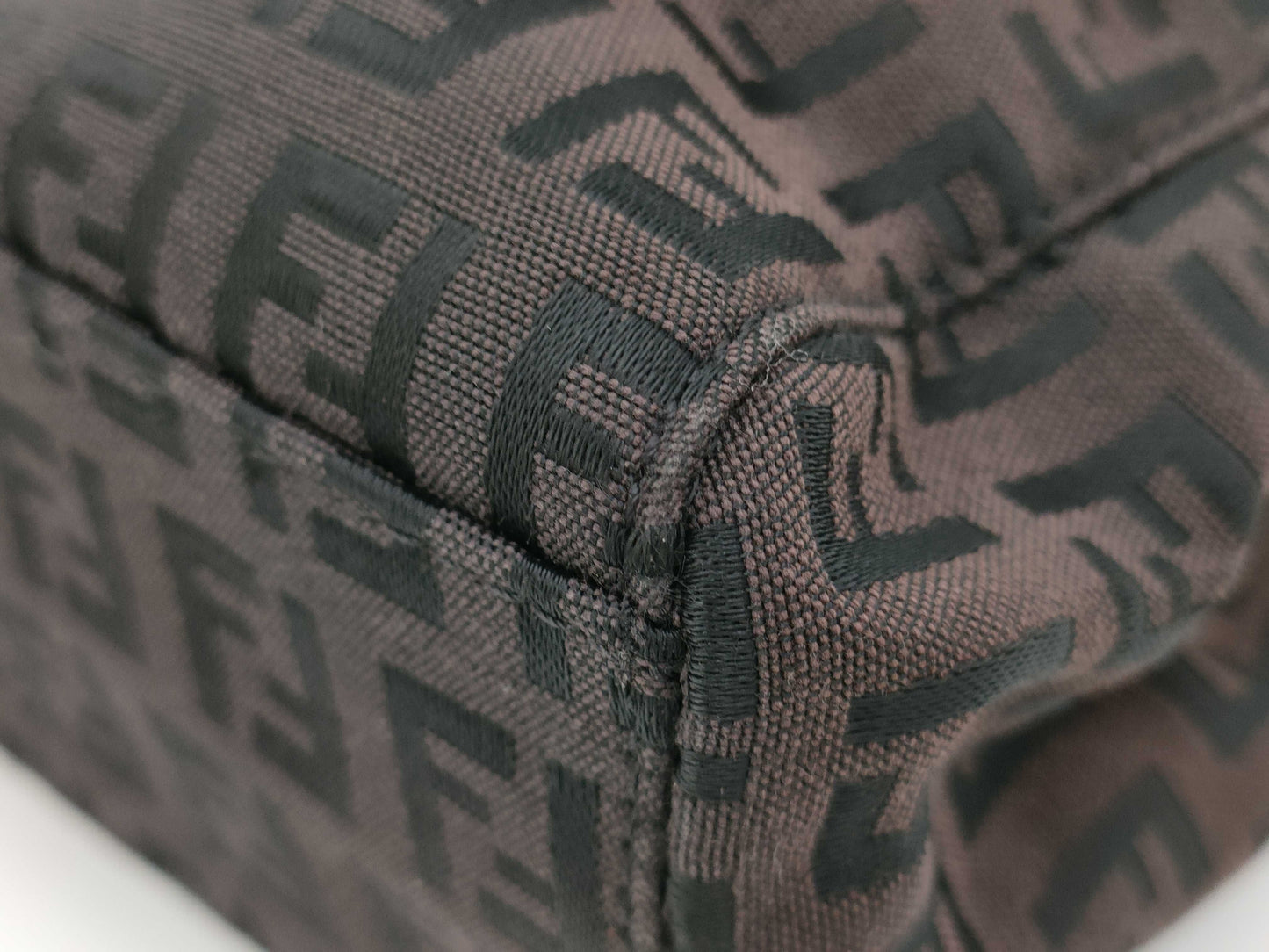 FENDI Zucchino Handbag Handbag