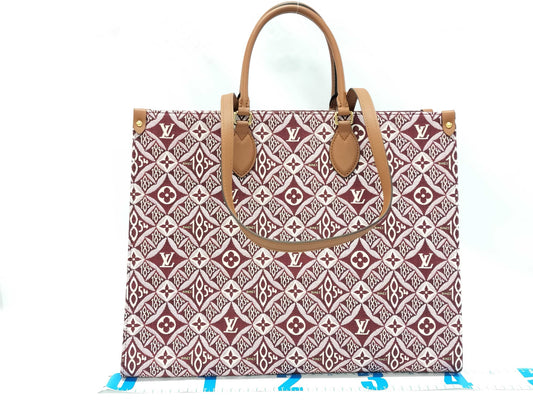LOUIS VUITTON Monogram On the Go Handbag Tote Bag
