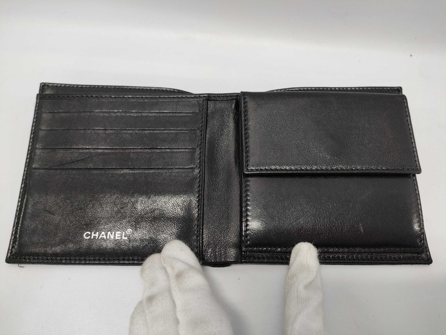 CHANEL New Travel Line Folding Wallet with Seal