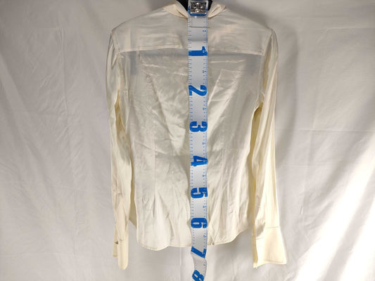Ralph Lauren Silk 96 Long Sleeve Shirt Top