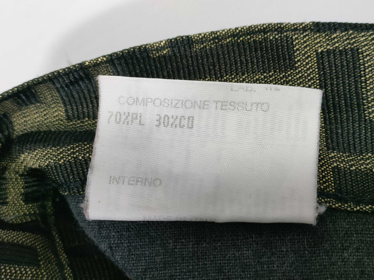 FENDI Zucca pattern pants, brown