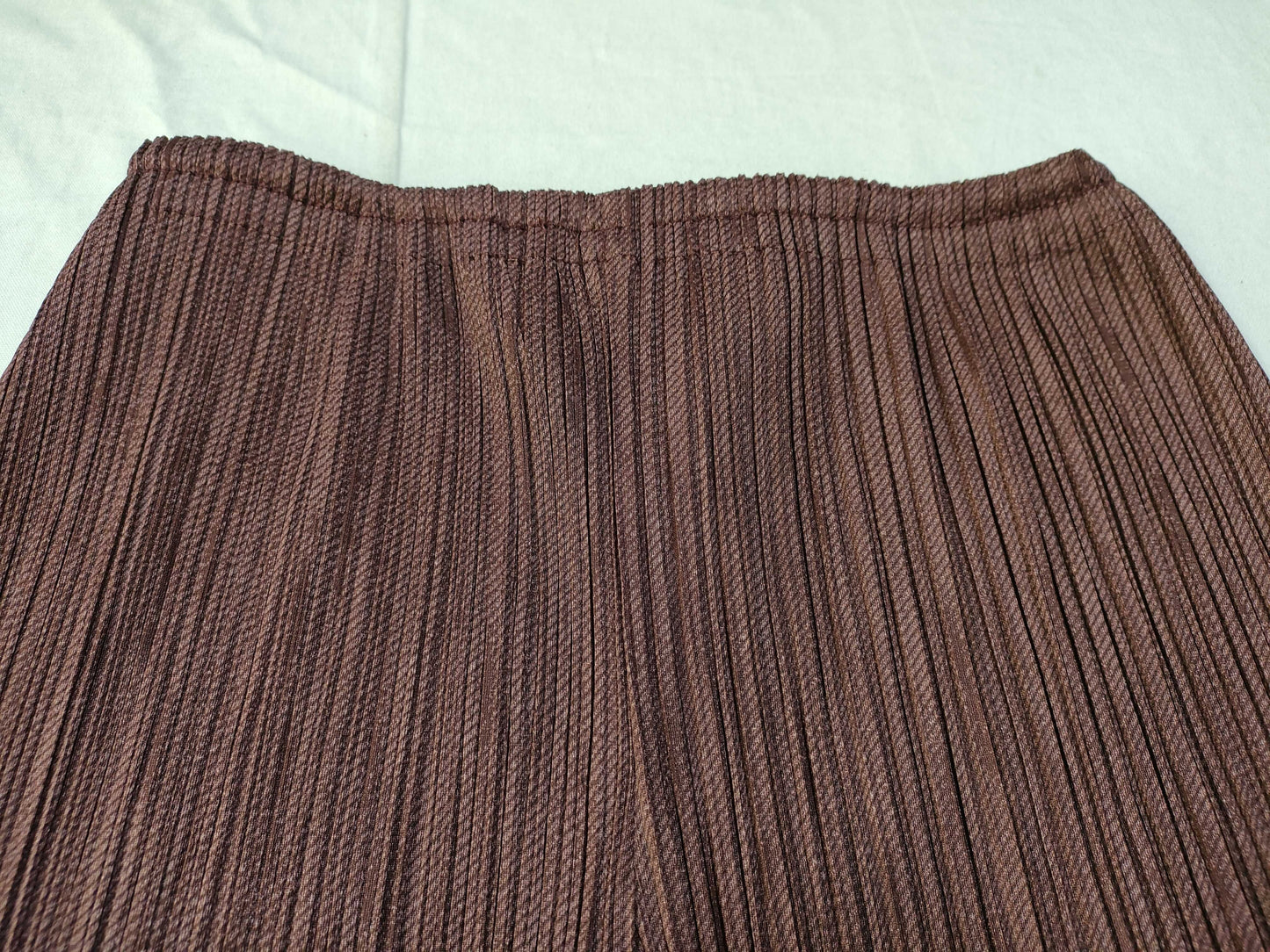 PLEATS PLEASE ISSEY MIYAKE Pleats Please Pants Brown Stripe Pants
