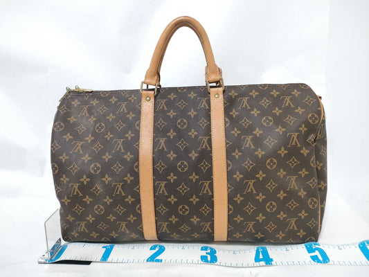 LOUIS VUITTON Monogram Keepall Boston Bag