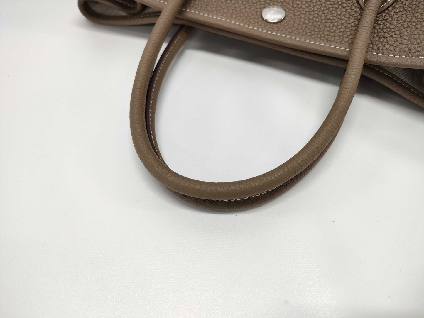 HERMES Garden Party 30 TPM Negonda Etoupe K Stamped Tote Bag