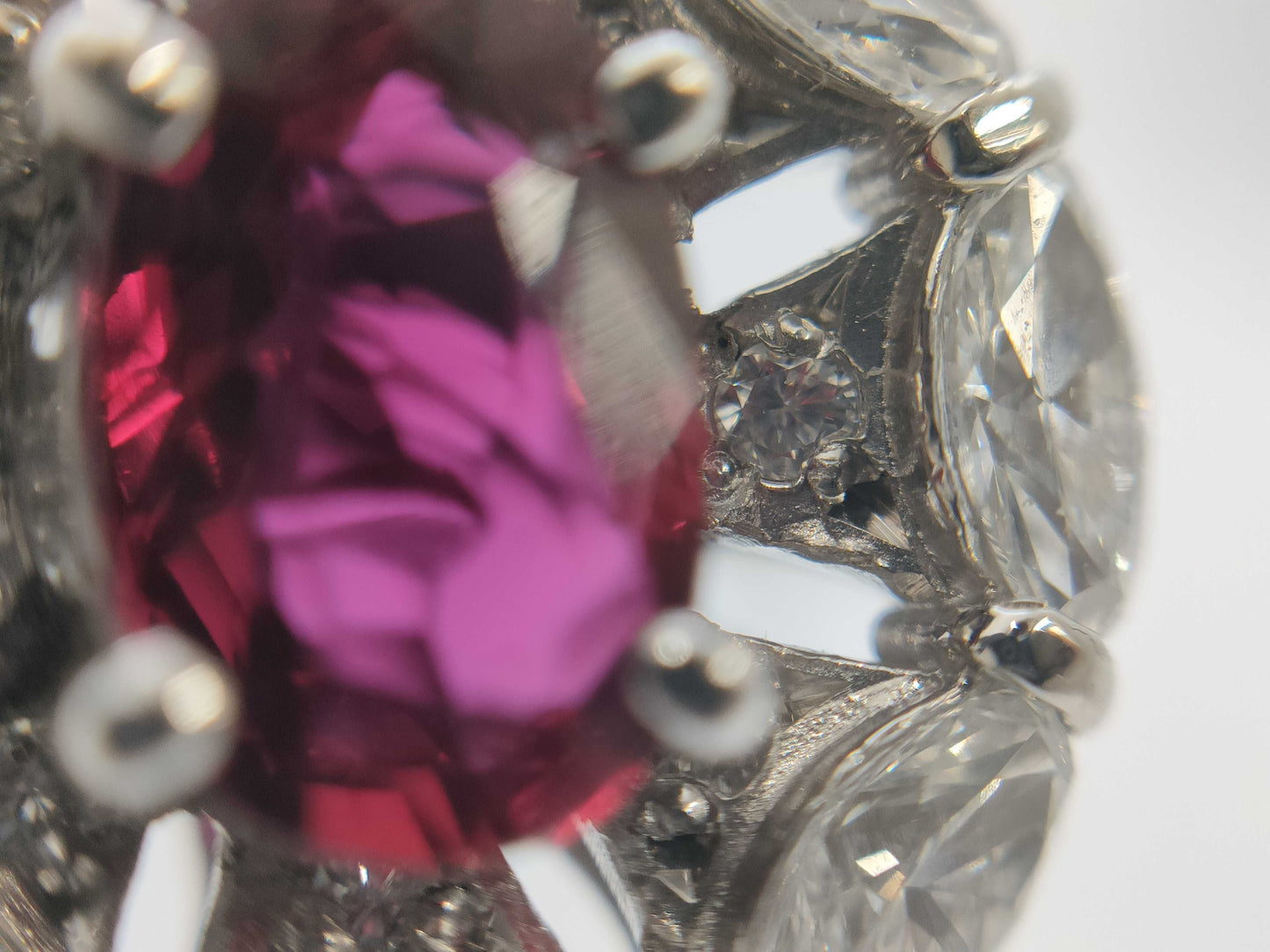 R1.110ct D1.06ct PT900 8.8g Ring