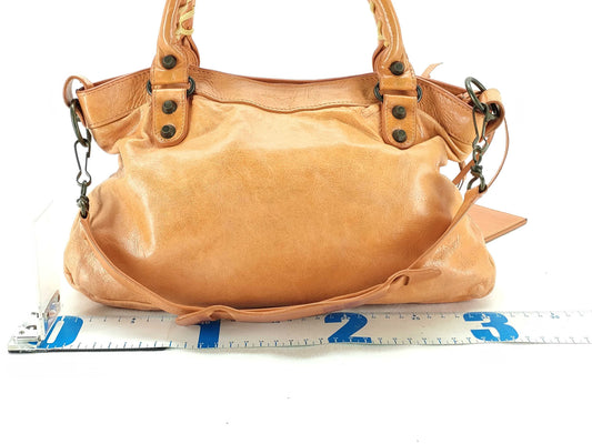 BALENCIAGA The First 2-way Handbag, Orange
