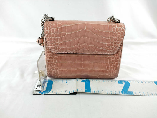 LOUIS VUITTON Crocodile Twist PM Turnlock Shoulder Bag