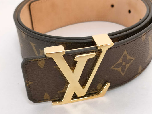 LOUIS VUITTON Monogram Louis Vuitton Belt Size 95