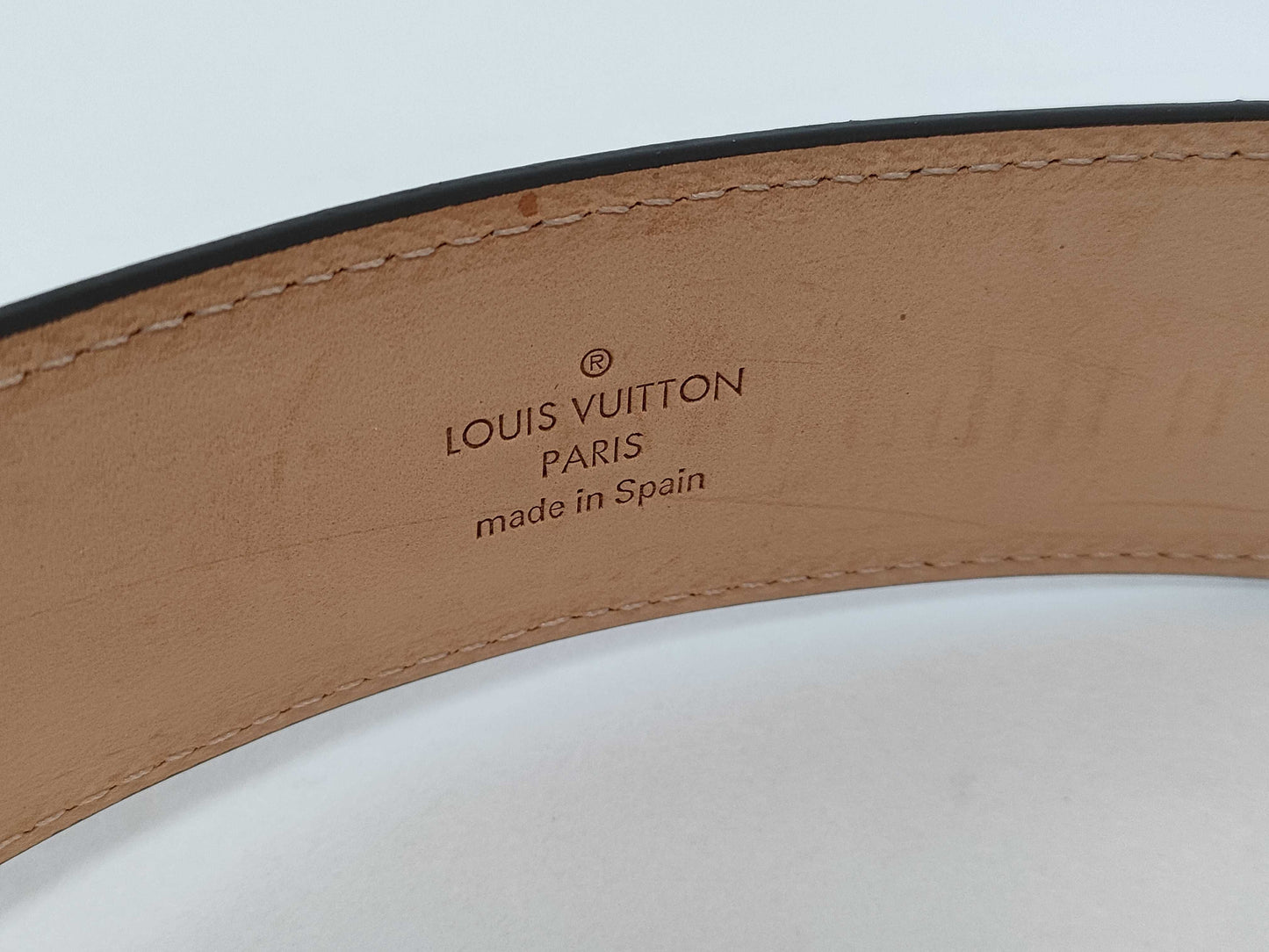 LOUIS VUITTON Monogram Louis Vuitton Belt Size 95