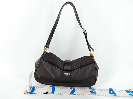 PRADA PRADA Nylon One-Shoulder Black Shoulder Bag