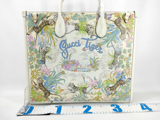 GUCCI Tiger Medium Tote Bag 687827 Multicolor Tote Bag