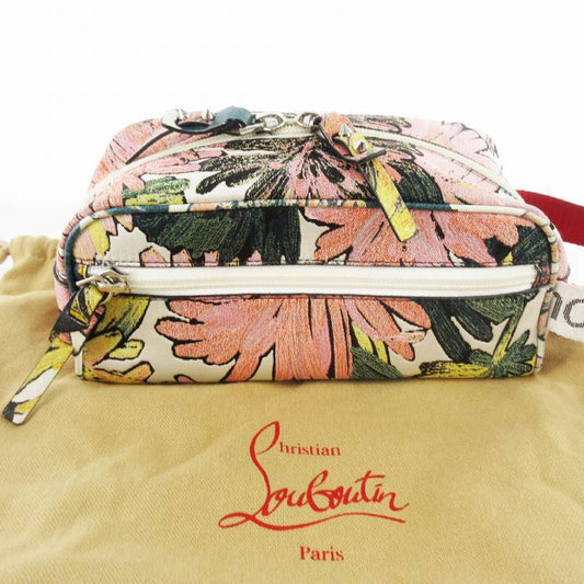 Christian Louboutin Blaster Studs, Spikes, Floral Print Handbag, Clutch Bag, Second Bag