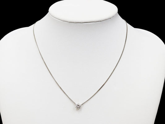 D0.62ct Pt900/Pt850 3.7g Necklace