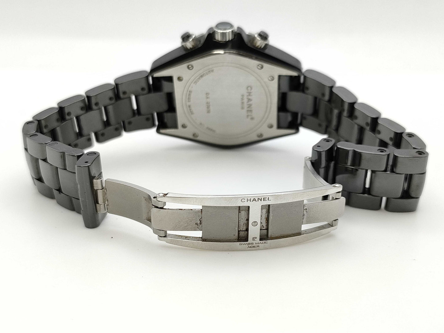 CHANEL J12 Chronograph H0940 DK27878 Black Dial Automatic Men's Watch