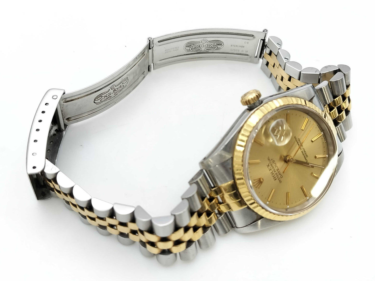 ROLEX Datejust 16233 E**0674 Champagne Dial Men's Watch