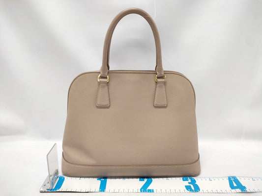 PRADA PRADA Logo Plate Saffiano 2-Way Handbag