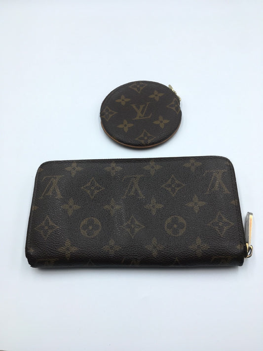 LOUIS VUITTON Louis Vuitton long wallet and coin case set