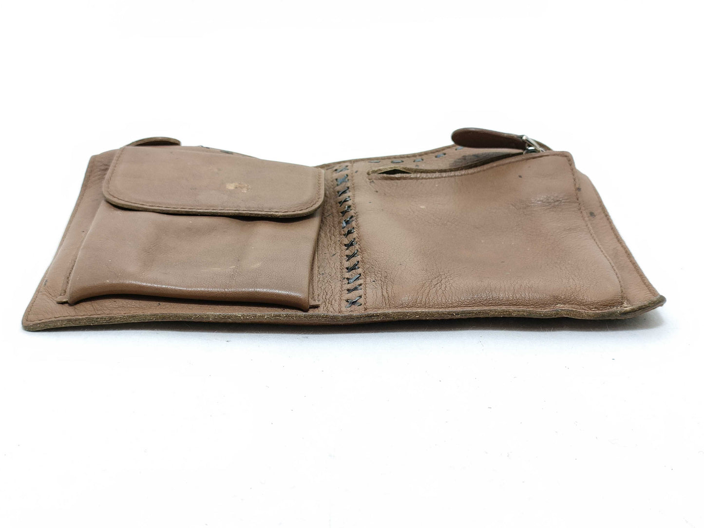 BOTTEGA VENETA Bottega Veneta body bag, waist bag, genuine leather, brown, waist bag