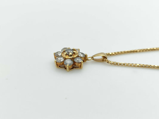 D1.0ct K18 6.6g Necklace