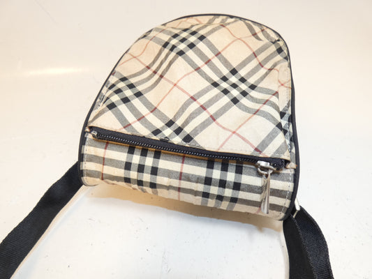 BURBERRY Nova Check Nylon Shoulder Bag