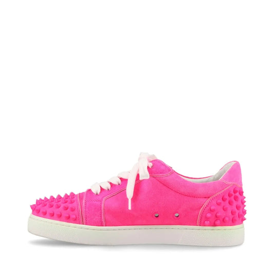 Christian Louboutin spiked stud suede sneakers, size 37